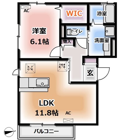 大和田駅 徒歩9分 2階の物件間取画像